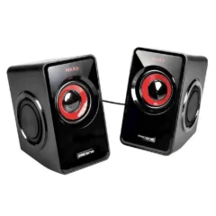 MARS GAMING ALTAVOCES 2.0 MS1 NEGRO ROJO