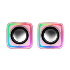 MARS GAMING ALTAVOCES MSCUBE PREMIUM 8W RGB USB ROSA