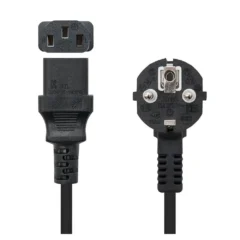 NANOCABLE CABLE ALIM. CPU, CEE7 M-C13 H, 3M
