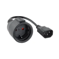 NANOCABLE CABLE ADAPTADOR C14 M A CEE7 H, 25CM