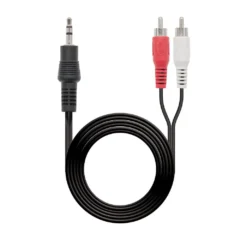 NANOCABLE CABLE AUDIO JACK 3.5 M-2XRCA M, 10 M