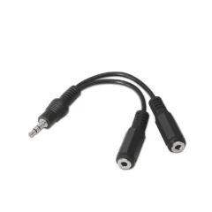 NANOCABLE CABLE AUDIO ESTEREO, 2XJACK 3.5 H-JACK 3.5 M, NEGRO
