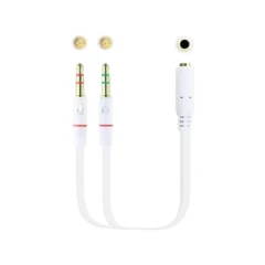 NANOCABLE CABLE AUDIO JACK 3.5 H 4PIN 2XJACK 3.5 M 3PIN 20CM