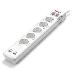SALICRU SPS SAFE 5+ REGLETA CON PROTECCIÓN 5 TOMAS