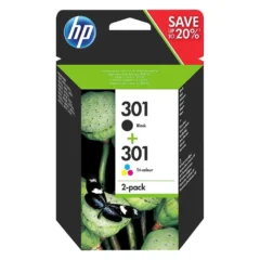 HP TINTA 301 PACK NEGRO + TRICOLOR