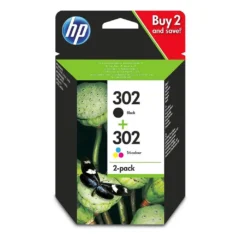 HP TINTA 302 PACK NEGRO + TRICOLOR