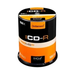 INTENSO CD-R 700MB 80MIN TUBO 100 UNIDADES