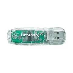 INTENSO LAPIZ USB RAINBOW LINE 32GB TRANSPARENTE