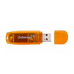 INTENSO LAPIZ USB RAINBOW LINE 64GB NARANJA