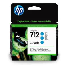 HP TINTA 712 CIAN (PACK 3 CARTUCHOS)