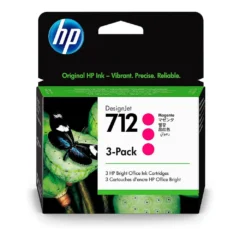 HP TINTA 712 MAGENTA (PACK 3 CARTUCHOS)