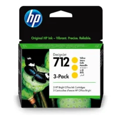 HP TINTA 712 AMARILLO (PACK 3 CARTUCHOS)