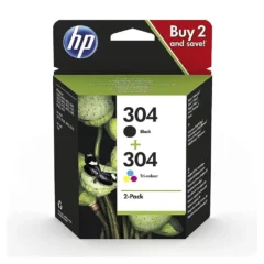 HP TINTA 304 PACK NEGRO + TRICOLOR