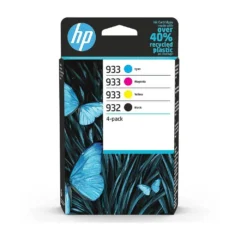 HP TINTA 932 + 933 PACK 4 COLORES