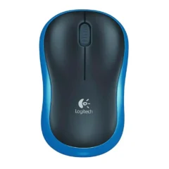LOGITECH RATON INALAMBRICO M185 NEGRO Y AZUL