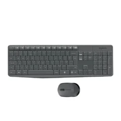 LOGITECH TECLADO + RATON INALAMBRICO MK235 GRIS