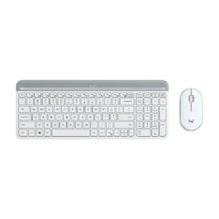 LOGITECH TECLADO + RATON MK470 WIRELESS SLIM WHITE