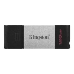 KINGSTON DATATRAVELER DT80 128GB USB C 3.2 PLATA