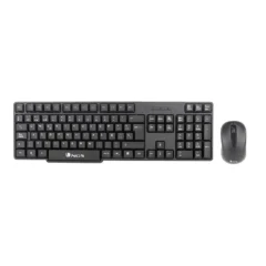 NGS TECLADO + RATON WIRELESS 2,4GHZ EUPHORIA KIT NEGRO