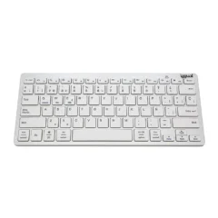 IGGUAL TECLADO BLUETOOTH SLIM TKL-BT PLATA