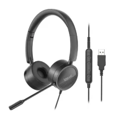 IGGUAL AURICULAR CON MICRO DUAL TECH USB 3,5 MM