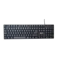 IGGUAL TECLADO ESTANDAR CK-FRAMELESS-105T NEGRO