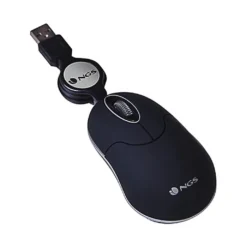 NGS RATON OPTICO SINBLACK RETRACTIL 1000DPI NEGRO