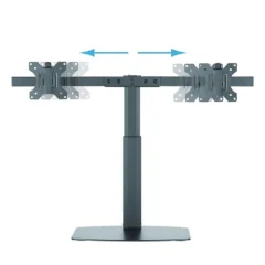 TOOQ DB1727TN-B SOPORTE MESA 2 BRAZOS 17-27" NEGRO