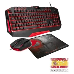 SPIRIT OF GAMER PACK PRO-MK3 TECLADO + RATON + ALFOMBRILLA