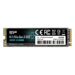 Silicon Power P34A60 256GB SSD M.2 PCIe Gen3x4 NVMe