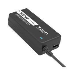 TOOQ CARGADOR PORTATIL 65W AUTO 8 CONECTORES