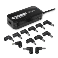 TooQ TQLC-90BS02AT Cargador para Portátil Automático 90W 2USB