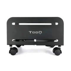 TOOQ SOPORTE PARA CPU DE SUELO CON RUEDAS NEGRO