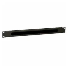 WP PANEL 1U BLACK RAL 9005