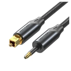 Vention BKCBG Cable de Audio de Fibra Optica 1.5m Negro