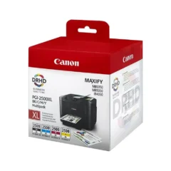 Canon PGI2500XL Pack de 4 Cartuchos de Tinta Originales - 9254B004/9254B010