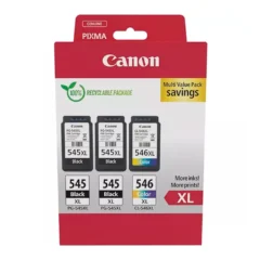 Canon PG-545XL/CL-546XL Multipack de 3 Cartuchos de Tinta Originales - 8286B013