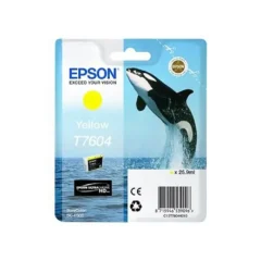 Epson T7604 Amarillo Cartucho de Tinta Original - C13T76044010