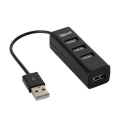 Iggual Hub USB 2.0 x 4 puertos HUB-A-4p
