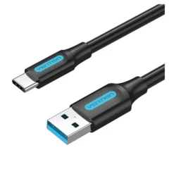 Vention COZBG USB 3.0 Macho - USB-C Macho Hasta 60W 5Gbps 1.5m Negro