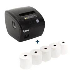 Iggual TP EASY 80 Kit impresora térmica + 5 rollos