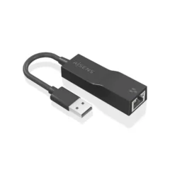 Aisens A106-0766 Adaptador USB Macho - RJ45 Hembra 15cm Negro