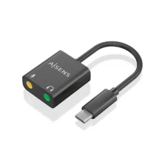 Aisens A109-0767 Tarjeta de Sonido USB-C/M - 2xJack 3.5/H