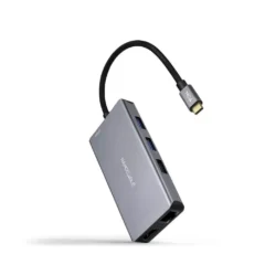 Nanocable 10.16.1009 Docking 3xUSB 2xHDMI 1xRJ45 1xLector 1xUSB-C PD Gris