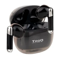 TooQ Onyx TQBWH-0054B Auriculares BT con estuche de carga Negro