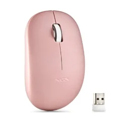 NGS Fog Pro Ratón Inalámbrico 1000 DPI Rosa