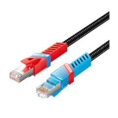 Vention IKJBF Cable de Red RJ45 SFTP Cat.8 1m Negro