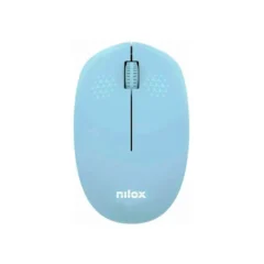 Nilox Ratón Wireless, 1000 DPI, 3 botones, Azul