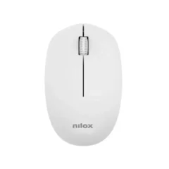 Nilox Ratón Wireless, 1000 DPI, 3 botones, Gris