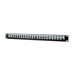 Phasak PA 3424 Patch Panel 24P Cat.6 1U Gestion Cableado Sin Conectores RJ45 UTP